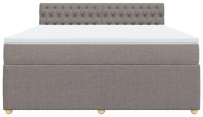 ΚΡΕΒΑΤΙ BOXSPRING ΜΕ ΣΤΡΩΜΑ TAUPE 180X200 ΕΚ. ΥΦΑΣΜΑΤΙΝΟ 3289846