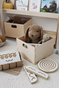 Βιβλιοθήκη Montessori με 2 Κουτιά Αποθήκευσης BabyWood