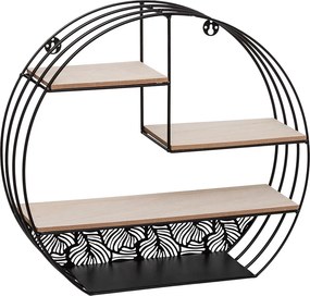 Ραφιέρα Τοίχου (39.3x10.5x36) A-S Murale Black 166731A