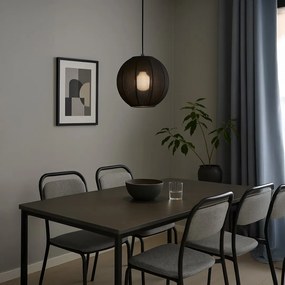 Κρεμαστό Φωτιστικό Dana Μαύρο 1xE27