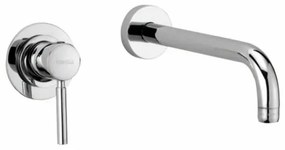 Sanitec Rome 00-99-00639 Μπαταρία νιπτήρα εντοιχιζόμενη Χρώμιο