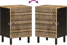 vidaXL Ντουλάπι Μπάνιου 38x33,5x58 εκ. από Μασίφ Ξύλο Μάνγκο