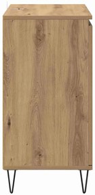 vidaXL Πλαϊνό γραφείο Artisan Oak 60 x 35 x 70 cm Επεξεργασμένο ξύλο