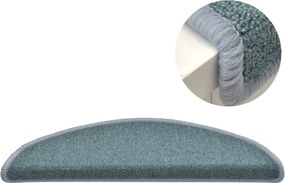 vidaXL Στρώματα σκάλας 15 τεμ. 56 x 17 x 3 cm Non-Slip Θαλασσί
