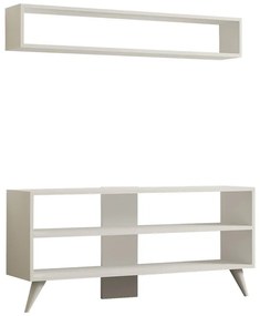 ΣΥΝΘΕΤΟ ΣΑΛΟΝΙΟΥ PRESTIGE PAKOWORLD ΣΕ ΛΕΥΚΗ ΑΠΟΧΡΩΣΗ 120X29,6X50ΕΚ
