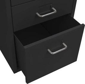 vidaXL Αρχειοθήκη Φορητή Λευκή 28 x 41 x 69 εκ. Μεταλλική