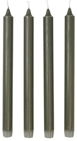 Κερί Eco Taper / Πράσινο Burn Time  Σετ 4 τμχ 9.5 h Ø2,2 x H28 cm Broste Copenhagen