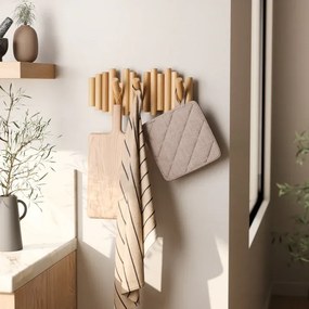 Ξύλινη κρεμάστρα τοίχου Umbra Picket nat 1011471-390