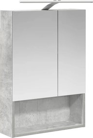 vidaXL Σετ Επίπλων Μπάνιου 5 pcs Γκρι Σκυροδέματος
