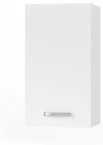 CHARLOTΤE Πάνω Ντουλάπι 40x30.5x71.8εκ με μεταλλικά χερούλια Λευκό SO-CV40W