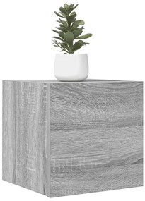 vidaXL Έπιπλο Τηλεόρασης Επιτοίχιο Γκρι Sonoma 30,5 x 30 x 30 εκ.