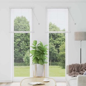 vidaXL Βενετσιάνικες Ρόδες Λευκό 220 x 80 εκ Αλουμίνιο