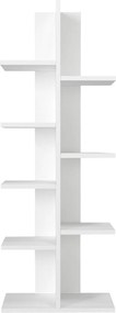 Βιβλιοθήκη Λευκό TREE 45x22x121,8