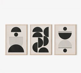 Πίνακας Sanxia pakoworld τρίπτυχος με ψηφιακή εκτύπωση και πλαίσιο 33x1.5x48εκ