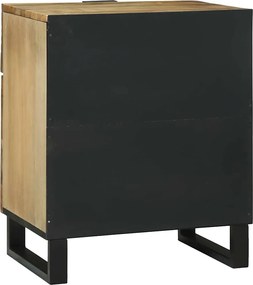 vidaXL Κομοδίνο Φυσικό 50 x 33 x 60 εκ Επεξεργασμένο Ξύλο