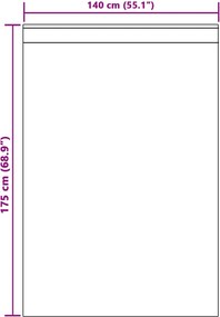 vidaXL Κουρτίνες συσκότισης 2 pcs Κρεμ 140 x 175 cm Βελούδο
