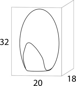Tiger Baseline Σετ των 2 Άγκιστρο medium Brushed stainless steel 1111530942