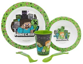 Παιδικό Σετ Φαγητού 5τμχ Stor Minecraft 2023