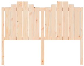 vidaXL Κεφαλάρι Κρεβατιού 141x4x110 εκ. από Μασίφ Ξύλο Πεύκου