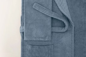 Bathrobe Set (2 Pieces) 1051A-044-1 Blue