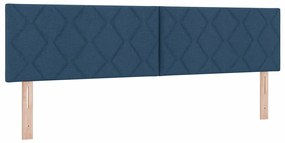 vidaXL Υφασμάτινο Κεφαλάρι Geometric με κεφαλάρι Μπλε 180 cm ύφασμα