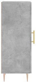 vidaXL Ντουλάπι Γκρι Σκυροδέματος 34,5x34x90 εκ. Επεξεργασμένο Ξύλο