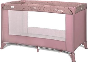 BABY COT CARINA 1 LAYER PINK STARS