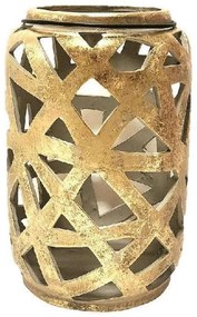 Φανάρι Διακοσμητικό Κεραμικό ERT251K4 13,5x20,5cm Gold Espiel Ceramic