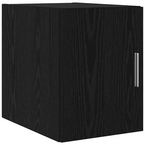 vidaXL Ντουλάπι Τοίχου Μαύρης Δρυός 30x42.5x40 εκ Επεξεργασμένο Ξύλο