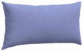 vidaXL Μαξιλάρι Καναπέ 2 pcs Μπλε τζην 80 x 40 cm ύφασμα