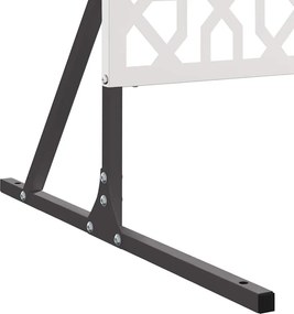 vidaXL Οθόνη Ιδιωτικότητας 100 x 50 x 180 εκ. Ανοξείδωτο Ατσάλι Ασημί