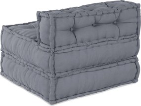 vidaXL Μοδάτος Καναπές Patchwork Γκρι 70 x 70 x 56 εκ ύφασμα