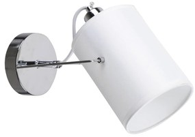 Φωτιστικό Τοίχου - Απλίκα KQ 2654/1 SHIRO CHROME AND WHITE WALL LAMP Δ4 - 51W - 100W - 77-8099