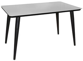 Τραπέζι UNION Μαύρο/Λευκό Μέταλλο/Γυαλί 130x80x75cm