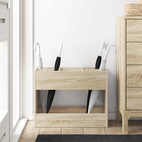 vidaXL Σχέδιο &amp; βάση αποθήκευσης Δρύς Sonoma 65 x 24 x 50 εκ