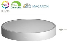 Φωτιστικό Οροφής Πάνελ LED 24W 3CCT ΦOS_ME 05-00455-10 Γκρι