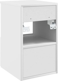 vidaXL Ντουλάπι Μπάνιου Λευκό 30 x 44,5 x 50 εκ. Επεξεργασμένο Ξύλο