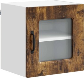 vidaXL Πάνελ πλυντηρίου πιάτων Kalmar 2 pcs Καπνιστό Δρύς