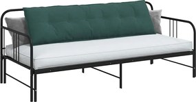 vidaXL Μαξιλάρι Πλάτης Σκούρο Πράσινο 180 x 50 εκ.