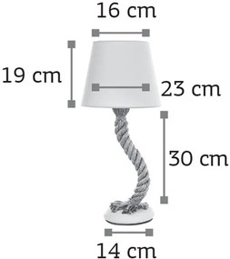 Επιτραπέζιο φωτιστικό InLight 3433-Λευκό