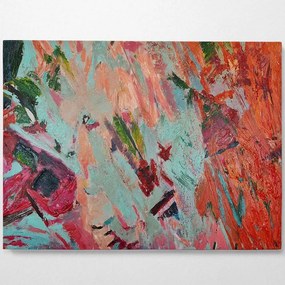 Πίνακας Καμβάς 405HND1193 100x70cm Multi Wallity Οριζόντιοι Ξύλο, Καμβάς