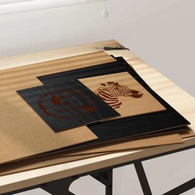 vidaXL Διακοσμητικά Πάνελ 12 pcs Μαύρη Οξυά 40 x 60 x 0.27 εκ