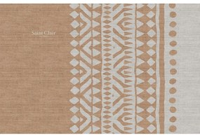 Σουπλά 3039 Beige Saint Clair Πολυέστερ