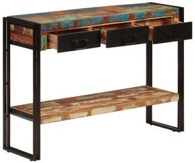 vidaXL Τραπέζι Κονσόλα 110 x 30 x 76 εκ. από Μασίφ Ανακυκλωμένο Ξύλο