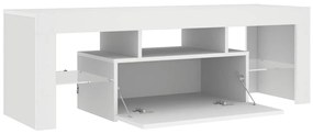 vidaXL Έπιπλο Τηλεόρασης με LED Λευκό 120x30x40 εκ.