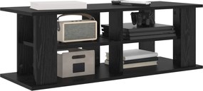 vidaXL Βάση τηλεόρασης Μαύρη Οξυά 96 x 35 x 33,5 εκ