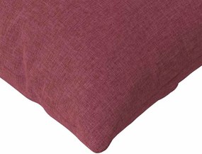 vidaXL Μαξιλάρι Καναπέ 2 pcs ύφασμα Κόκκινο 120 x 40 cm