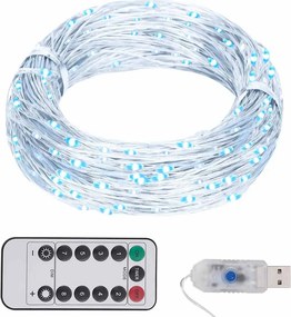 vidaXL Φωτάκια με 300 LED Ψυχρό Λευκό 30 μ.