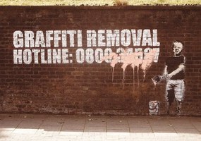 Αφίσα Graffity Removal Hotline, Banksy