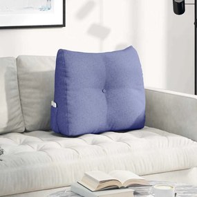 vidaXL Μαξιλάρι Πλάτης Μπλε τζην 60 x 24 x 50 εκ ύφασμα
